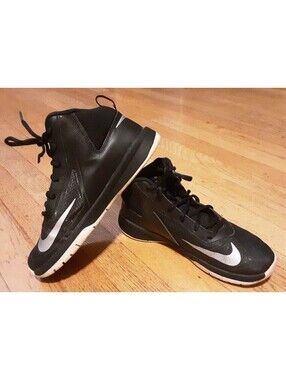 Nike Boys Team Hustle D7 747998-001 Black Basketball Shoes Sneakers US Size 5.5Y